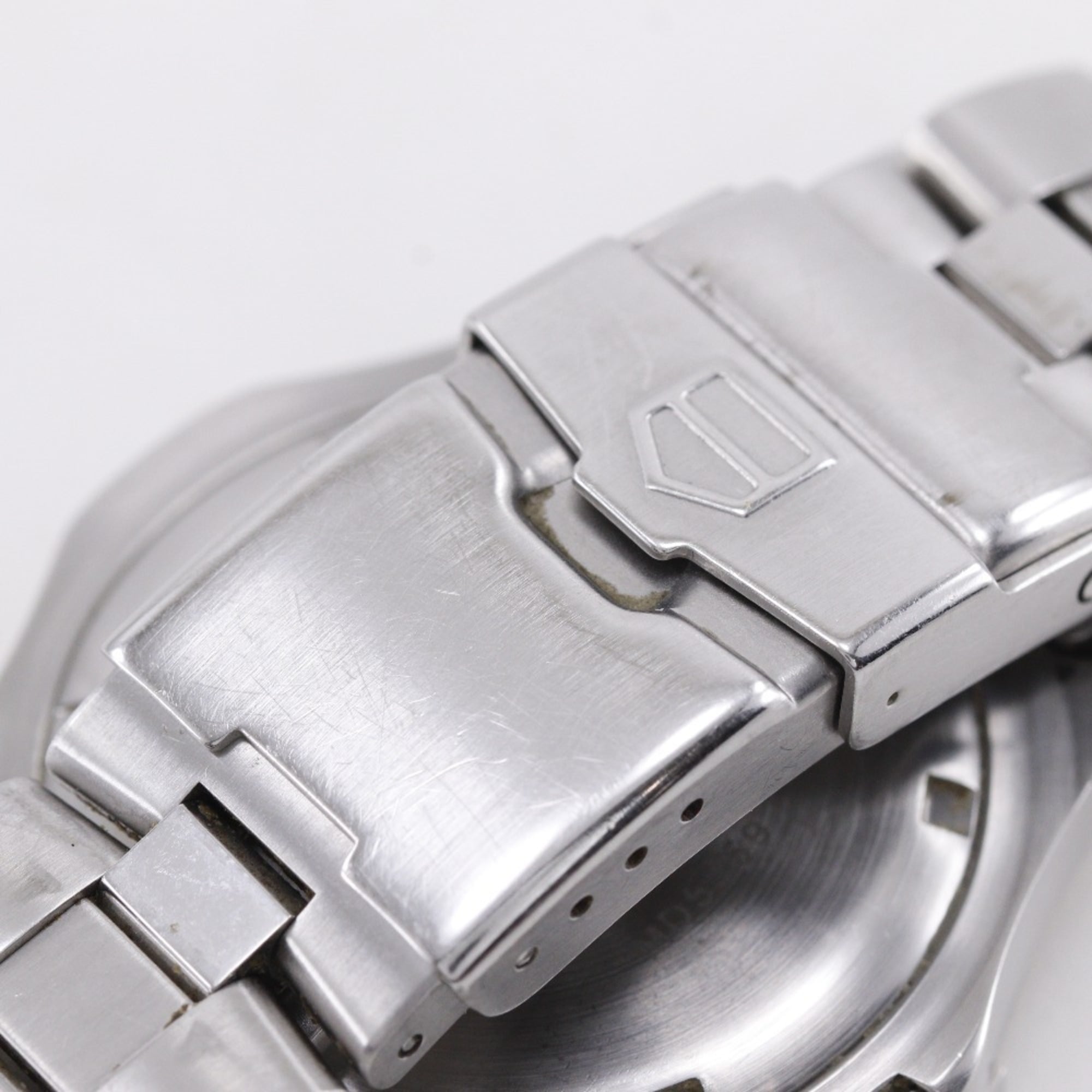 TAG Heuer 2000 Exclusive Watch WN1112 Stainless Steel Quartz Analog Blue Dial Men's — Good