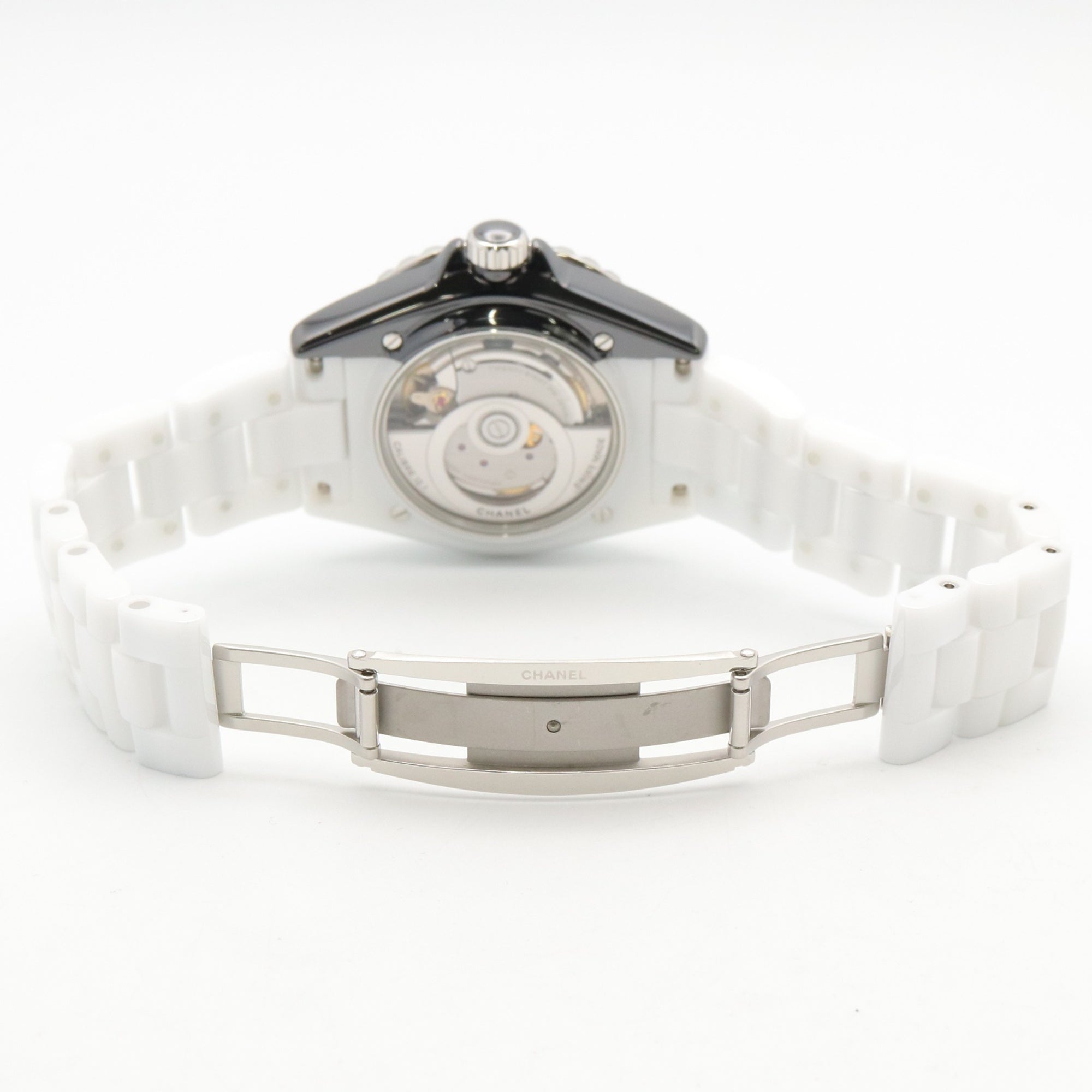 Chanel J12 Paradox Caliber 12.1 Watch, Ceramic, Men's, White/Black, H6515 — Very Good