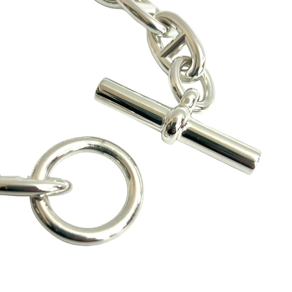 HERMES Chaine d'Ancre GM 12-link Sterling Silver 925 Chain Bracelet, Silver, 32168