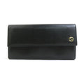 GUCCI Long Wallet Interlocking G Leather Black Men's Women's 309702 h31192a