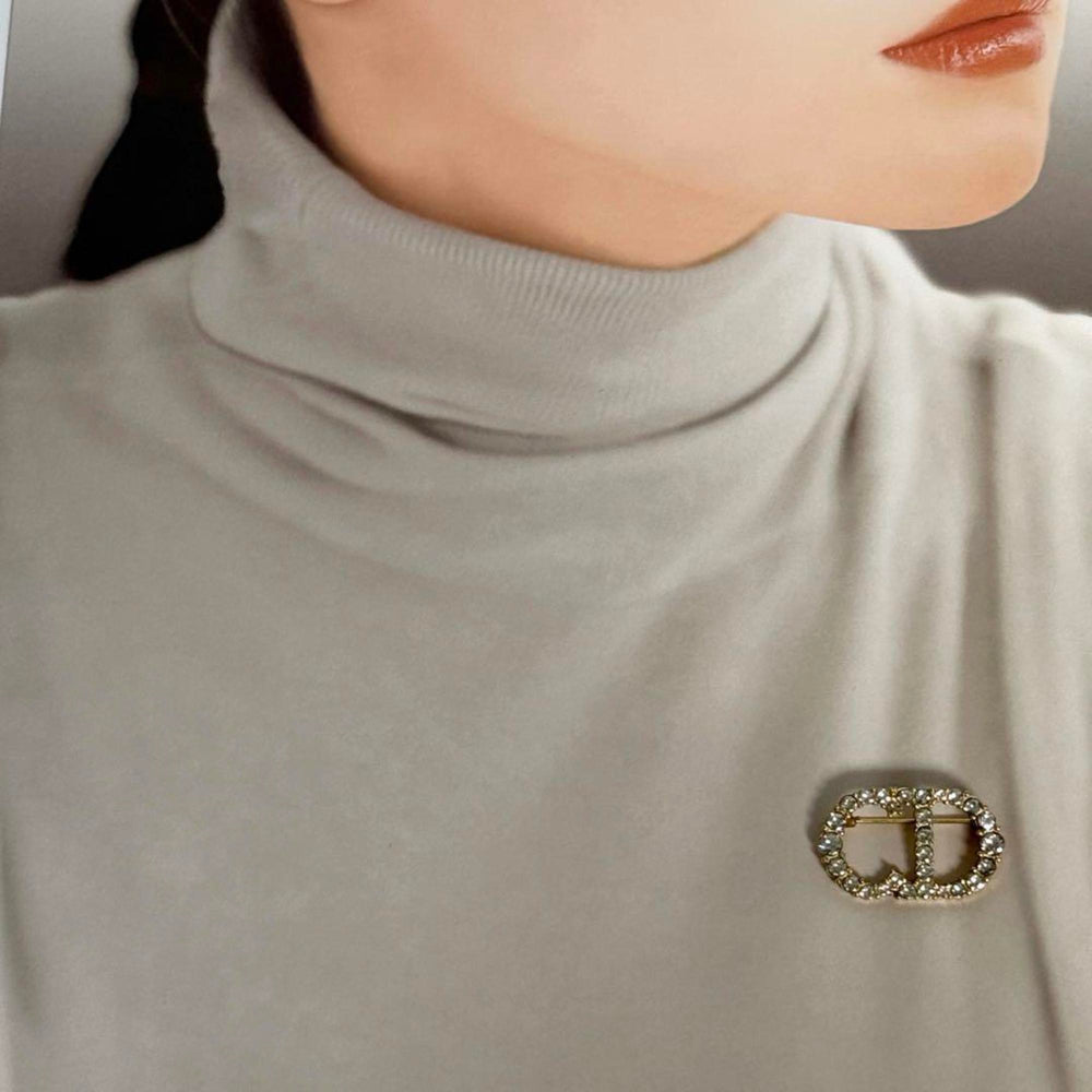 Christian Dior Dior Women's Clair D Lune Brooch Badge — Like New