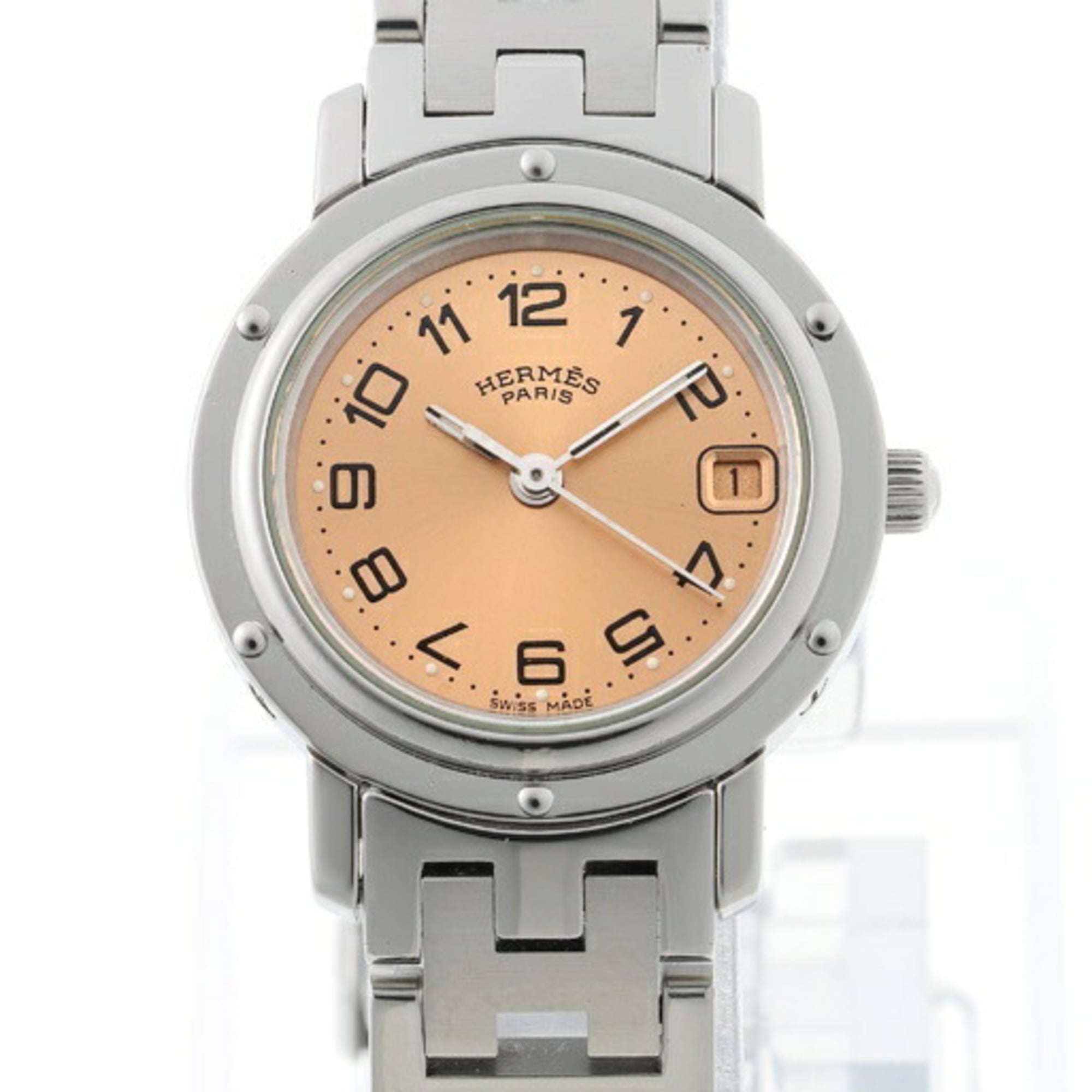 Hermes Clipper CL4.210 Pink Quartz Watch — Good