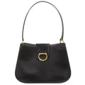 Excellent condition Celine leather black shoulder bag 0247CELINE