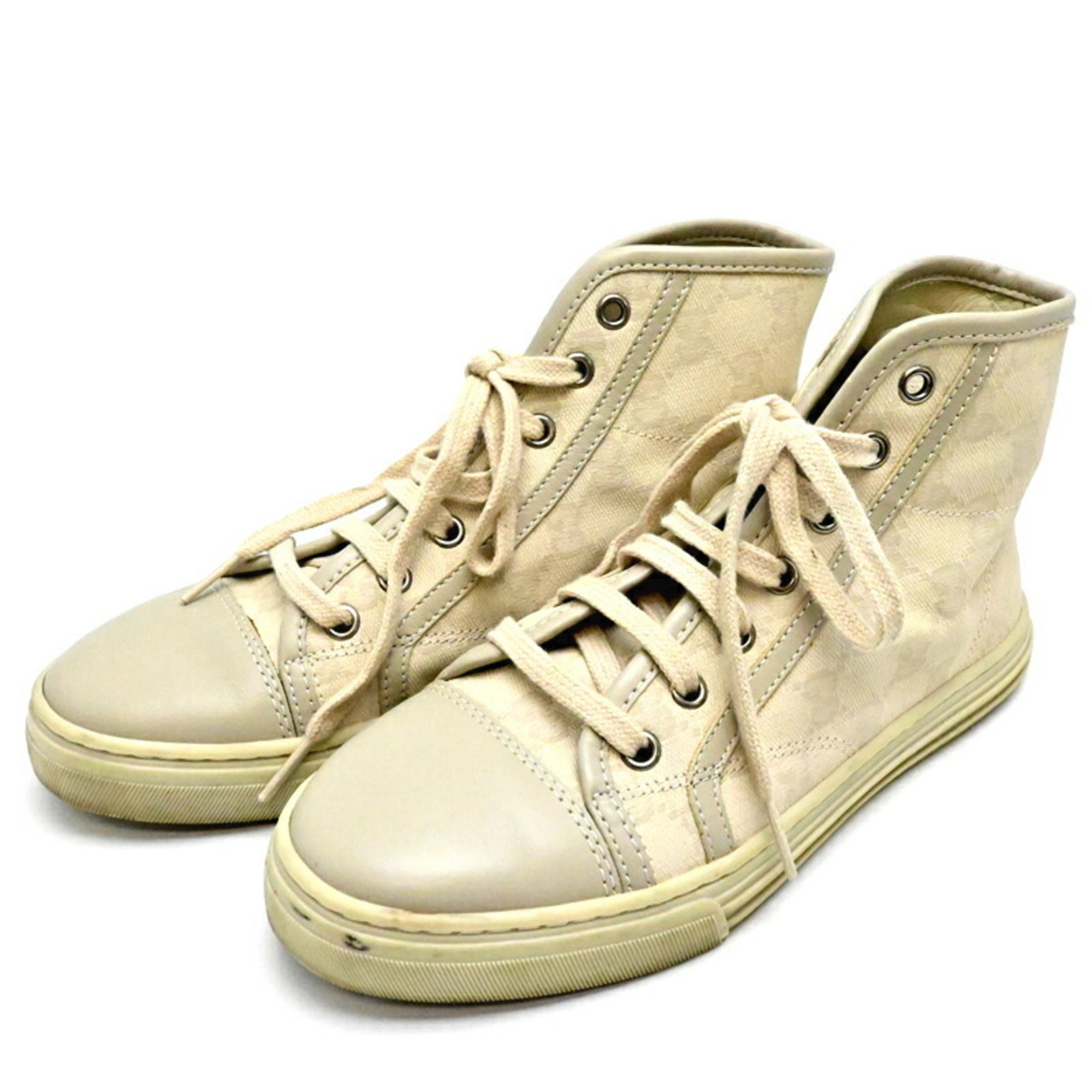 Gucci #34 1/2 approx. 22.5cm Women's Sneakers 426189 Canvas