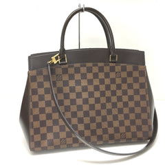 LOUIS VUITTON N41150 Damier Rivoli MM Shoulder Bag Tote Handbag Canvas Women's Ebene Brown — Like New