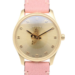 Gucci G-Timeless Watch, GP 126.5 Quartz, Ladies, Used, Bee — Very Good