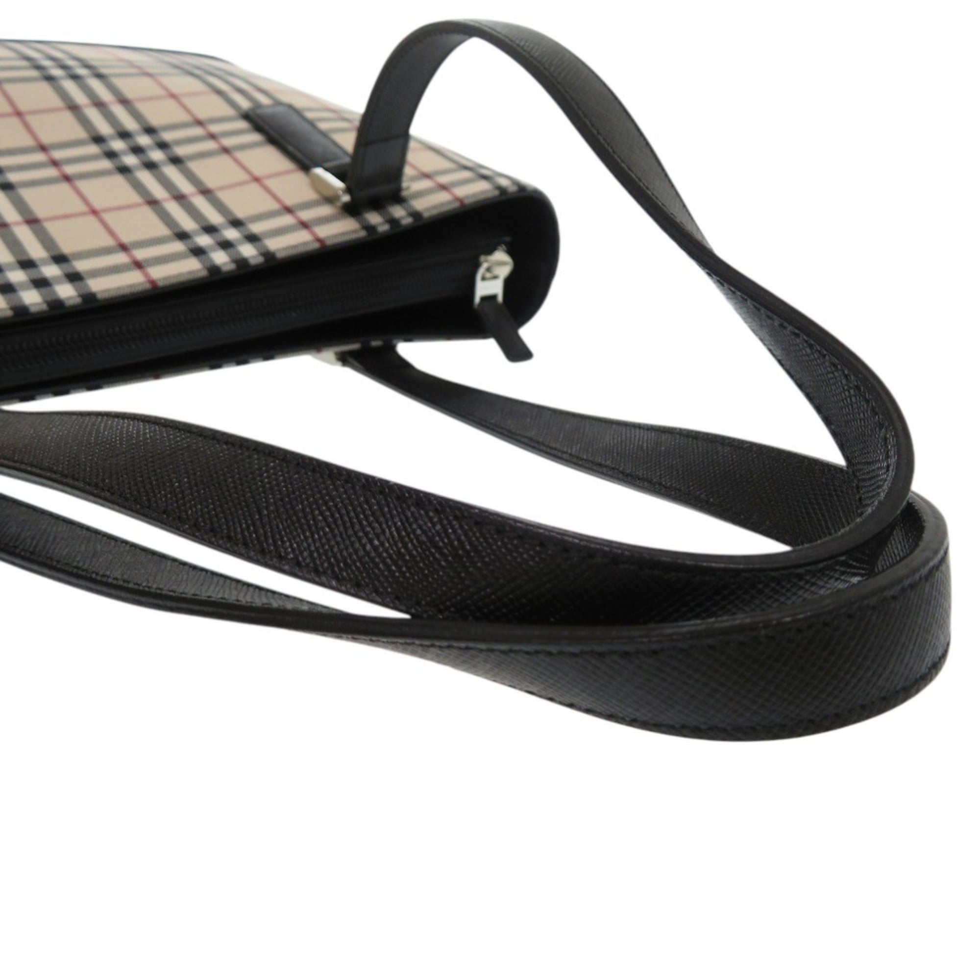 Unused Burberry Nova Check Tote Bag in Beige Nylon Canvas and Leather, 1476BURBERRY — New - Store Return