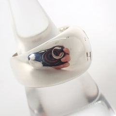 CHANEL 925 Wide Ring, Size 13.5 — Like New