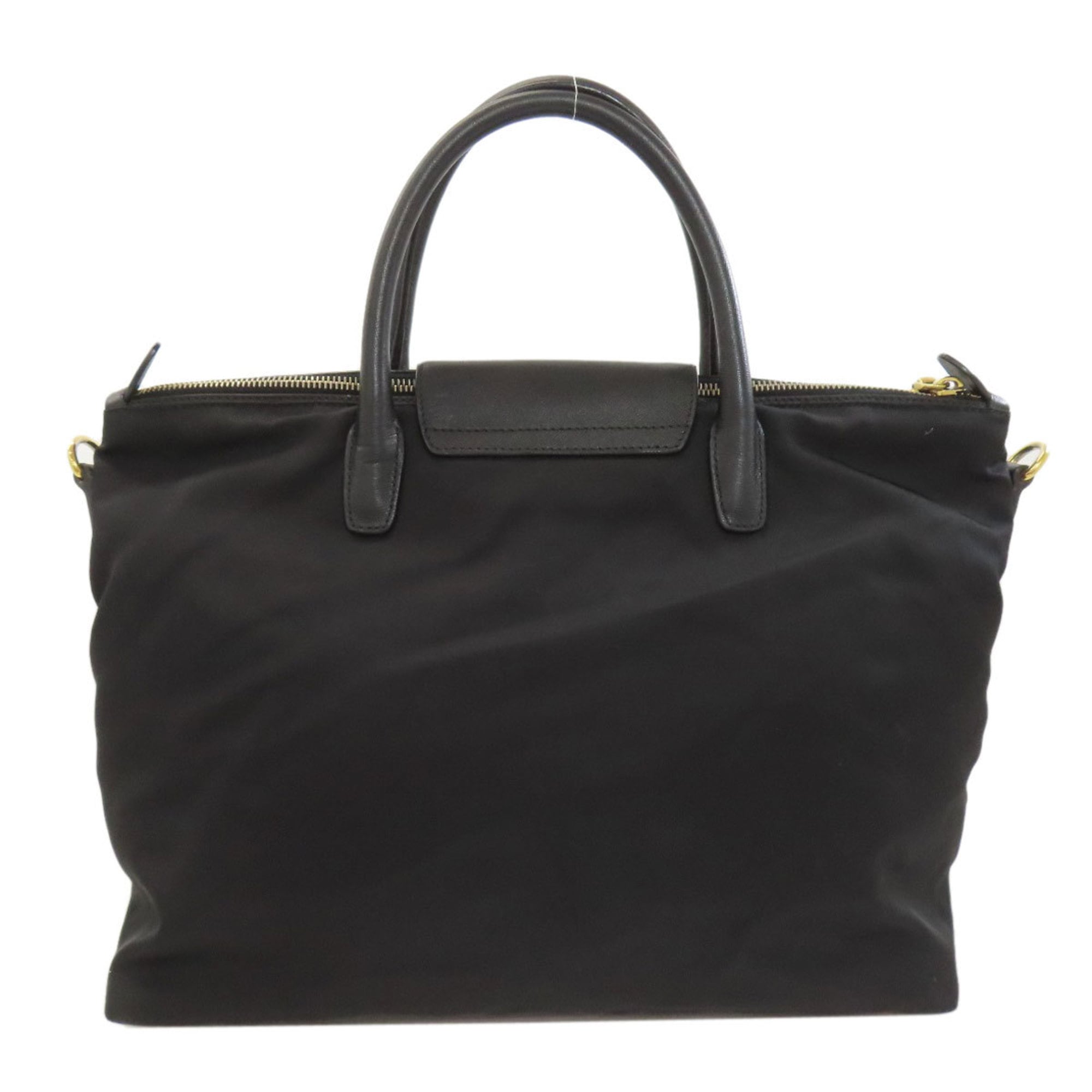 Prada logo hardware 2-way handbag nylon material women's PRADA