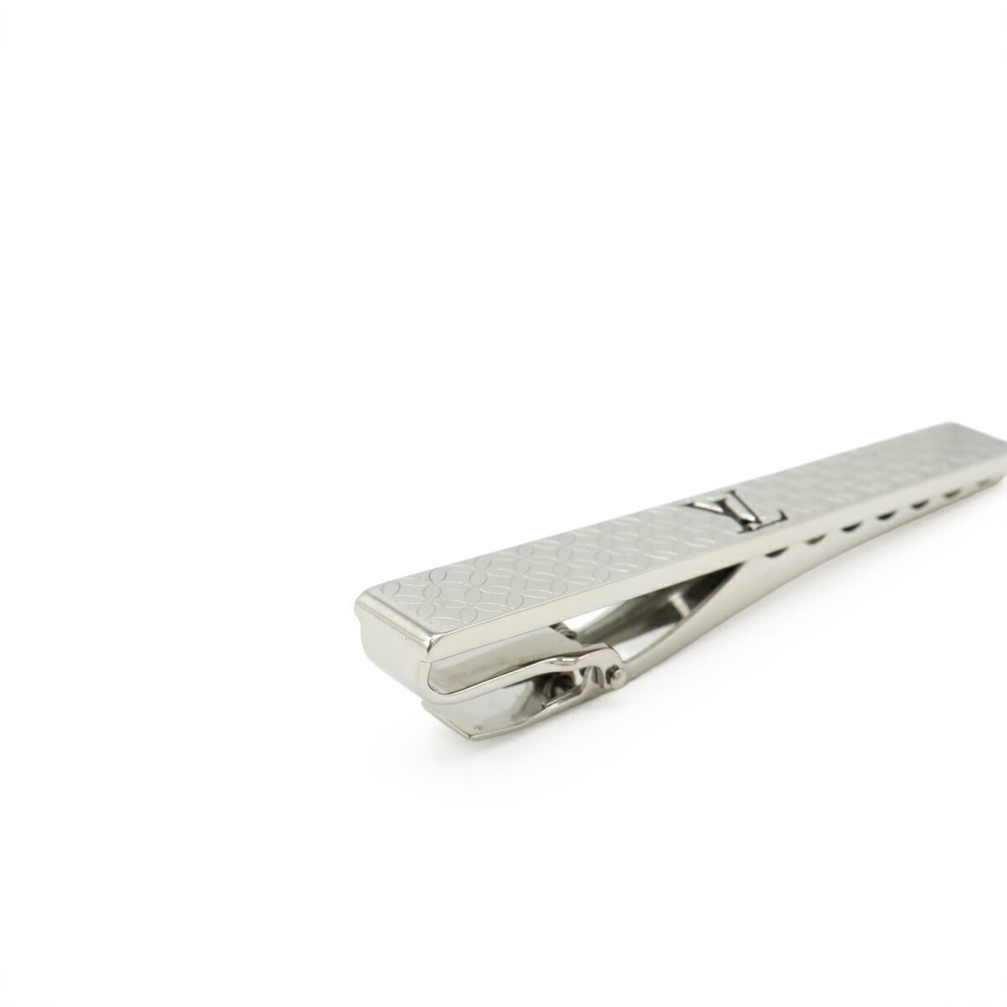 LOUIS VUITTON Louis Vuitton Pins Cravat Champs-Élysées Tie Pin Bar Clip Silver M65042 — Like New