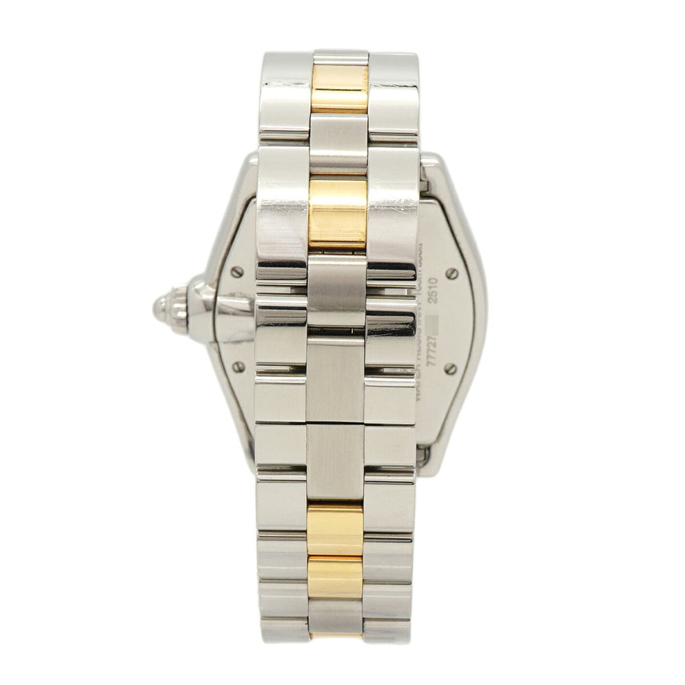 Cartier Roadster LM Two-Tone W62031Y4 Silver Dial Men's Watch — Good