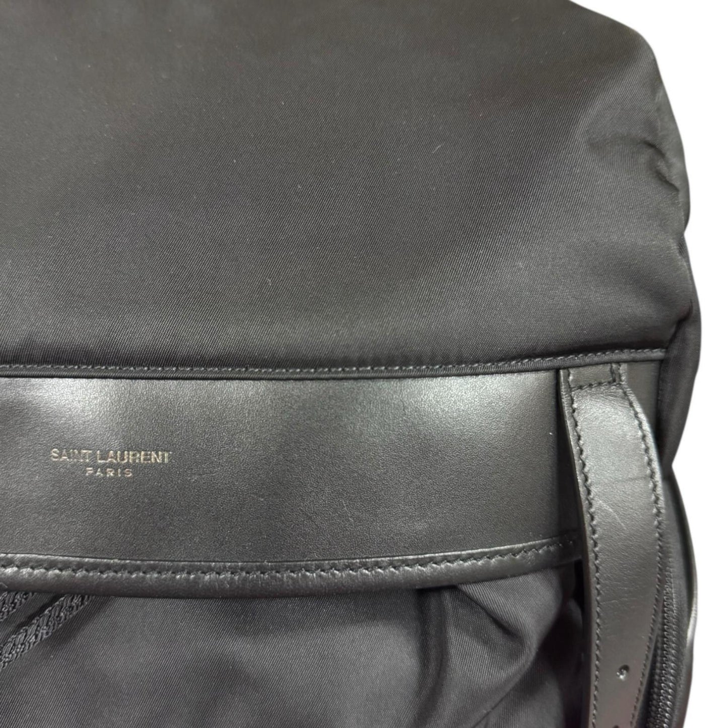 Saint Laurent City Multi-Pocket Backpack, Nylon 437110, Unisex.