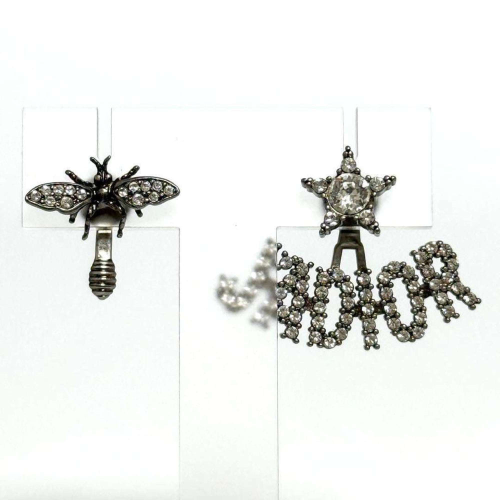 Christian Dior Dior Asymmetrical Stud Earrings B J'adior — Like New
