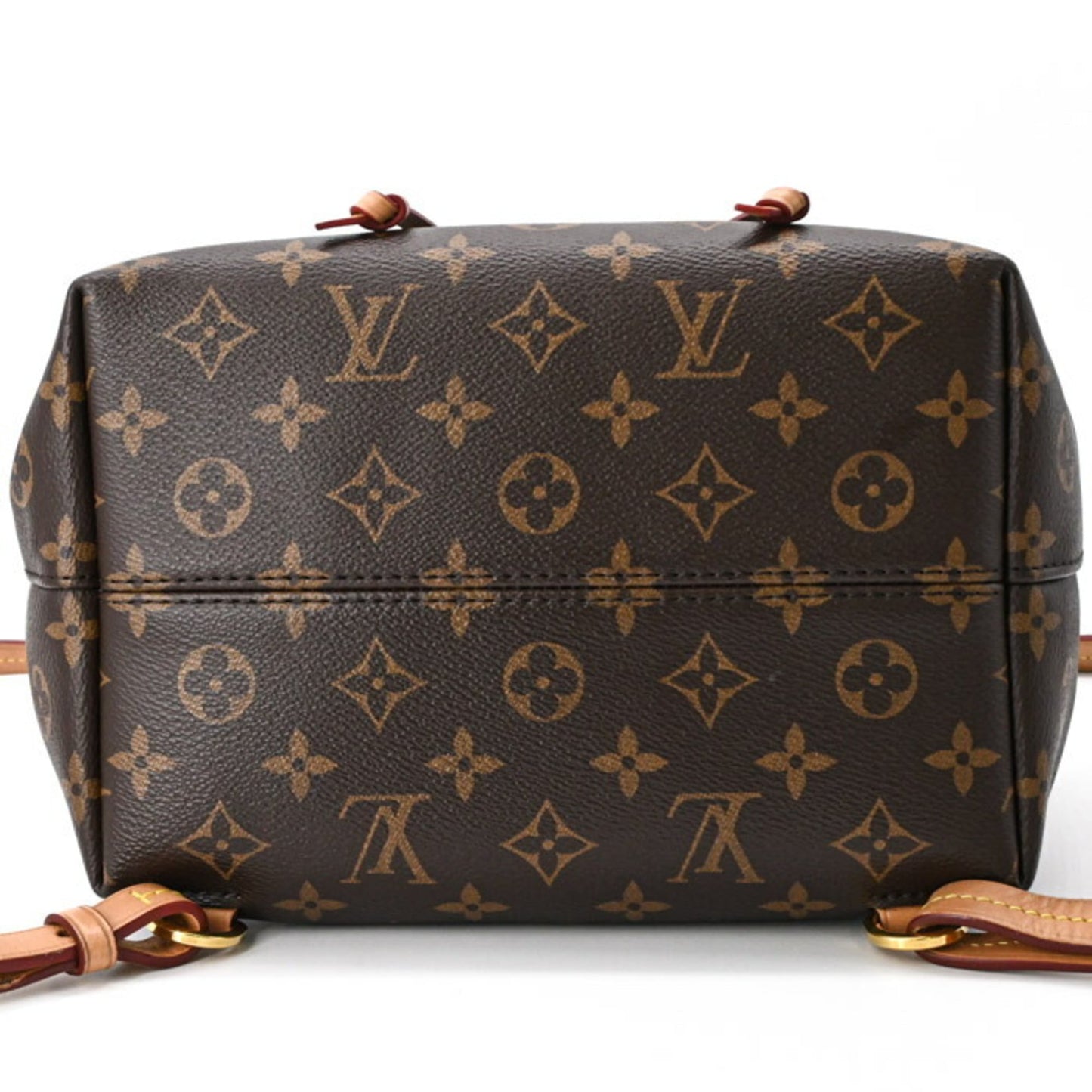 LOUIS VUITTON Montsouris NM PM Monogram Leather Backpack, Brown, with IC Chip, M45501