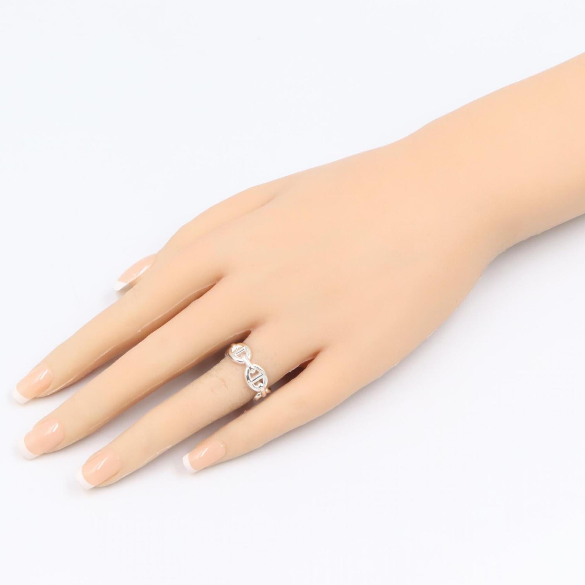 Hermes Chaine d'Ancre Enchainée Ring PM - Ring, Jewelry, Sterling Silver 925, Women's, Tone — New - Store Return