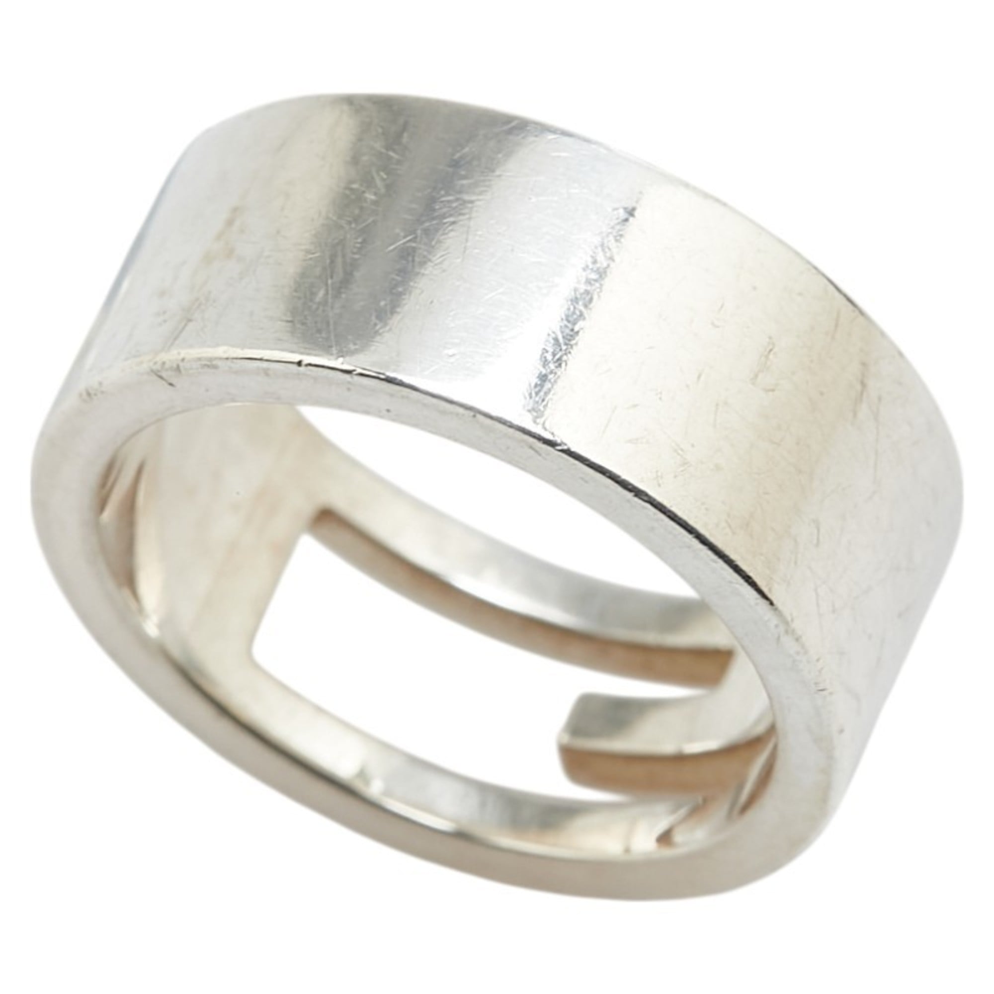 Gucci Branded G Ring #13 SV925 Silver Men's GUCCI