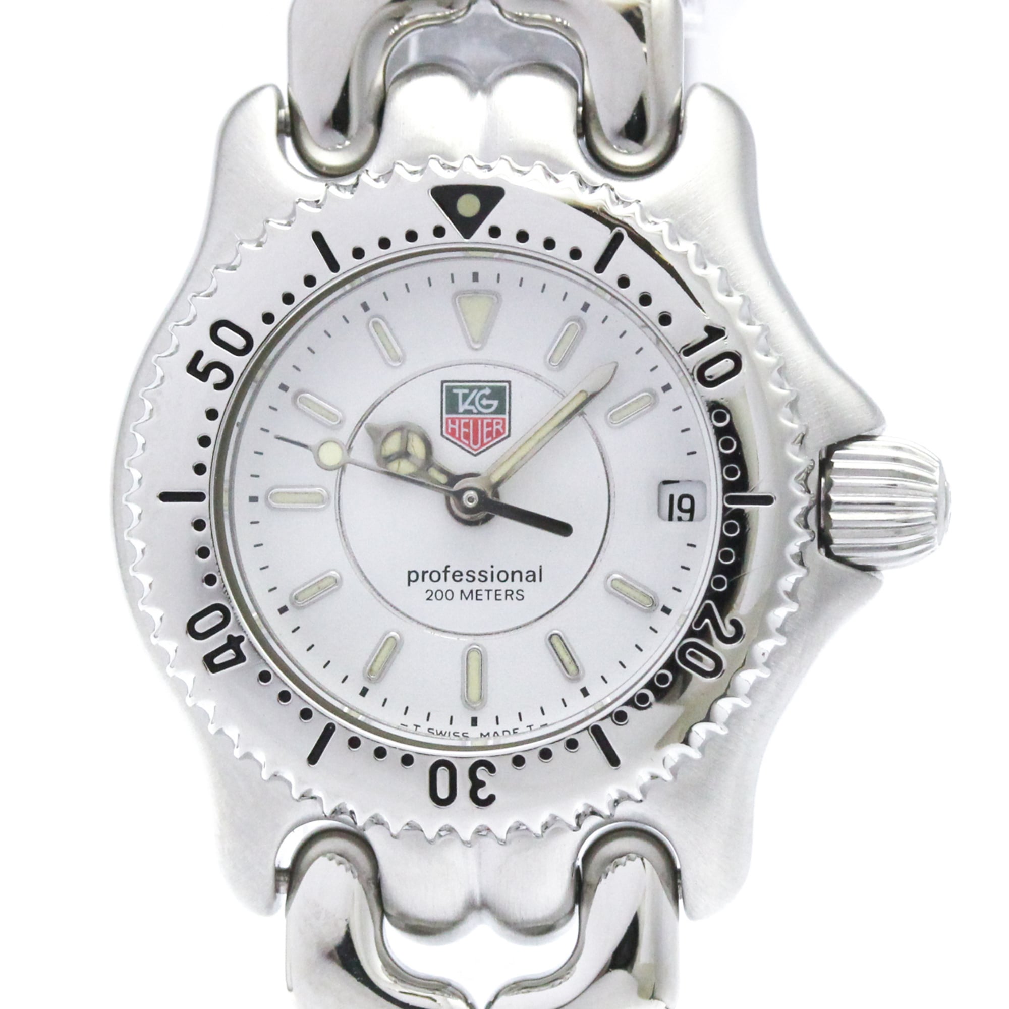 TAG HEUER Sel Professional Steel Quartz Ladies Watch WG1412 Polished — Very Good
