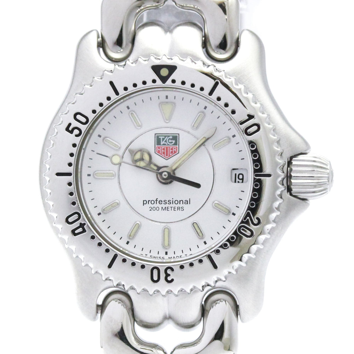 TAG HEUER Sel Professional Steel Quartz Ladies Watch WG1412 Polished — Very Good