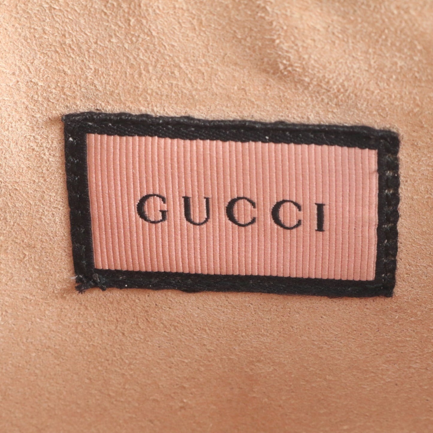 Gucci Ghost Leather Clutch Bag 445597 Pouch Black Men's