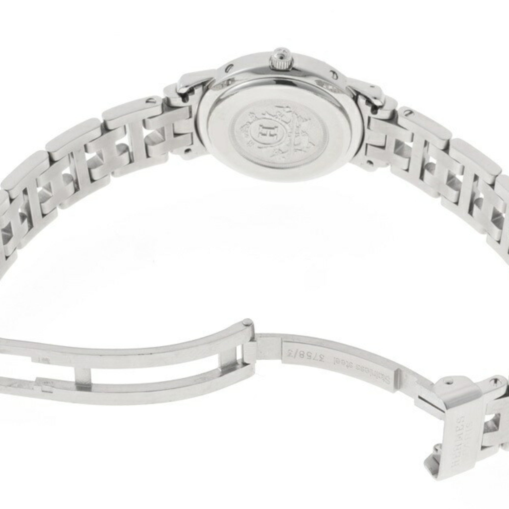 Hermes Clipper CL4.210 White Quartz Watch — Good