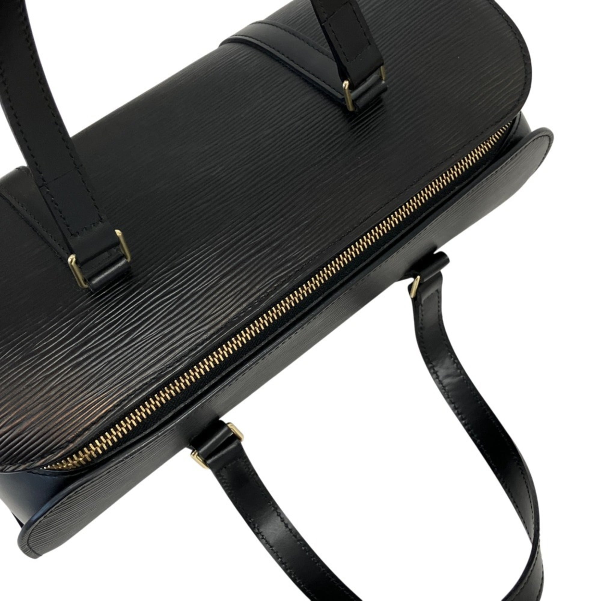 Louis Vuitton Soufflot Epi Leather Roll Boston Bag M52222 Noir (Women's) — Like New