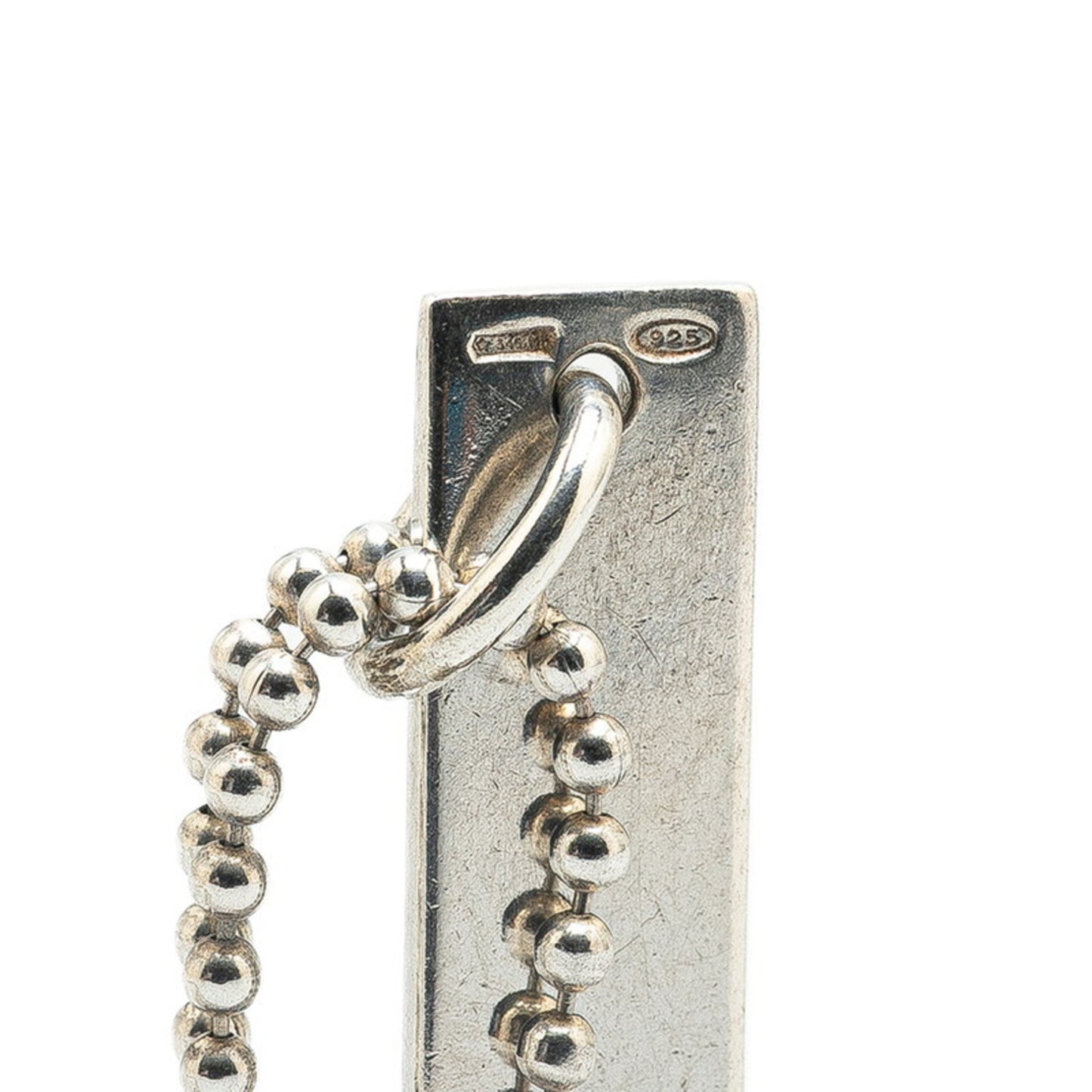 Gucci Plate Double Chain Necklace SV925 Silver Women's GUCCI