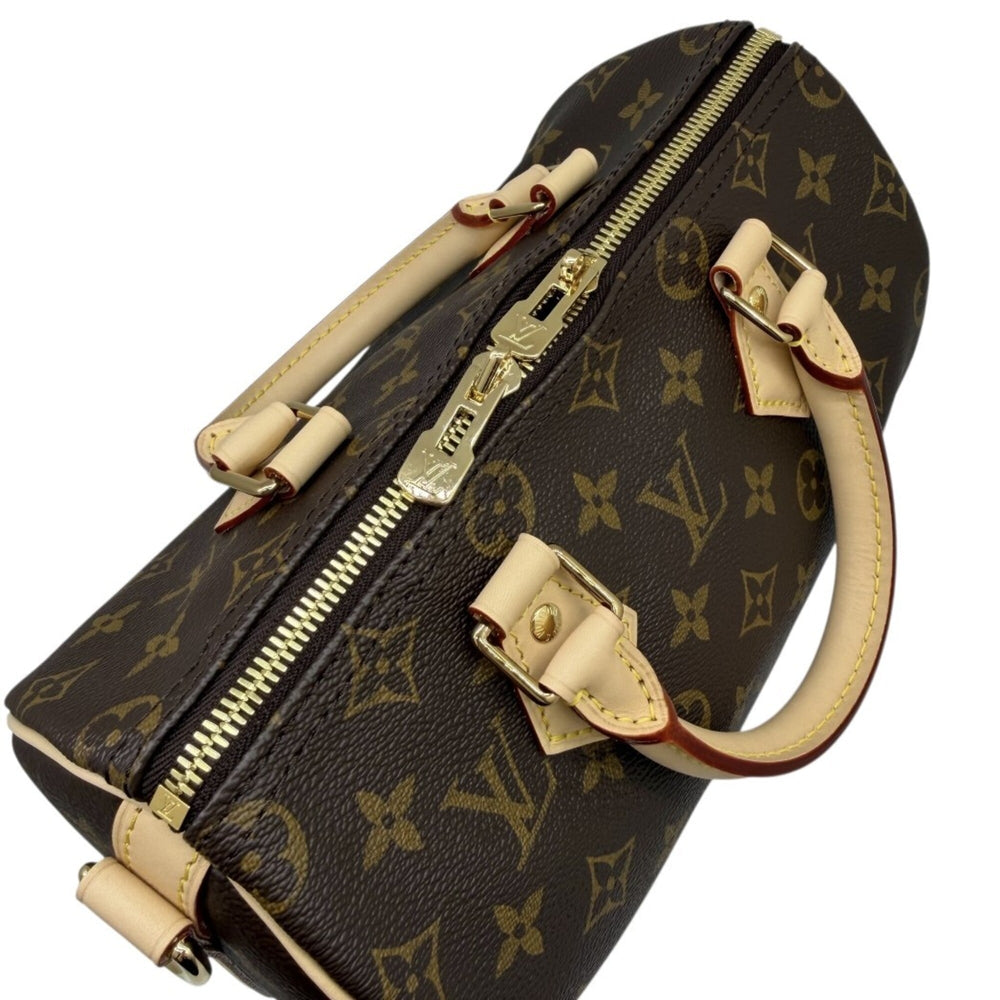 LOUIS VUITTON Louis Vuitton Monogram Speedy 25 Bandoulière M46977 RFID Boston Bag Brown with Strap Women's Men's — Like New