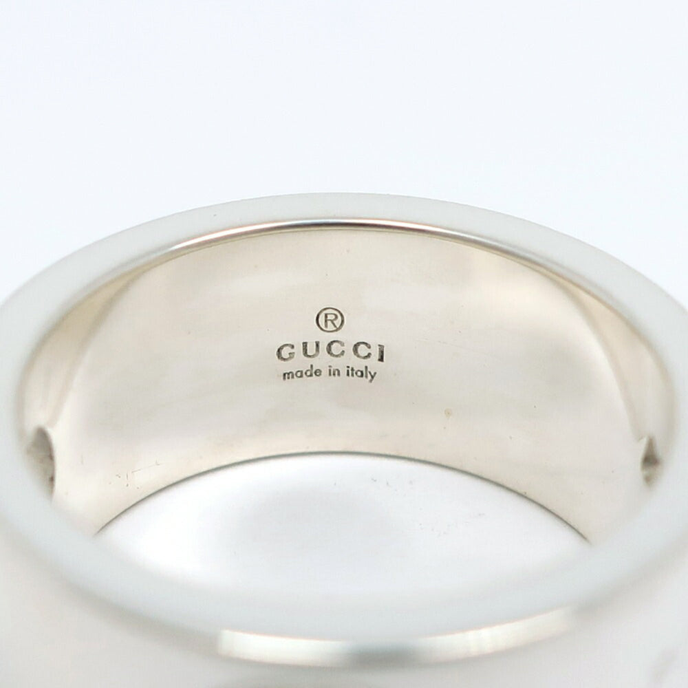 Gucci G 8.5 Ring, Sterling Silver, Approx. 7.7g, Logo, Women's — Like New