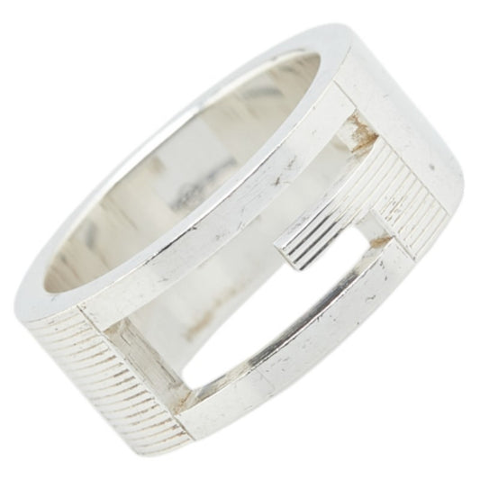 Gucci Branded G Ring, SV925 Silver, Women's, GUCCI