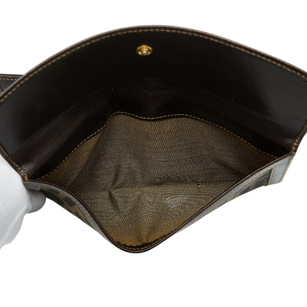 Fendi Zucca Long Wallet 2804 01339 088 Brown Canvas and Leather Women's FENDI