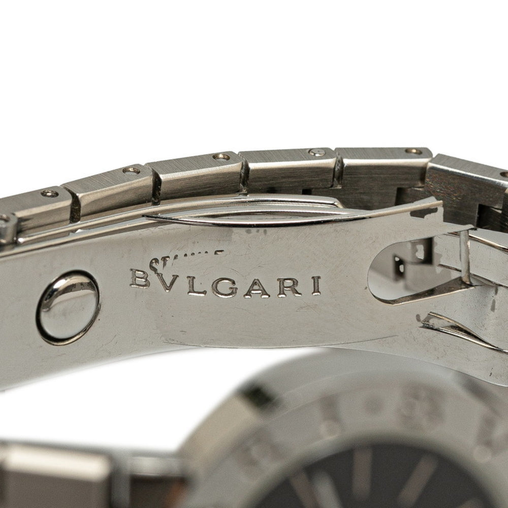 BVLGARI Watch BB23SS Quartz Black Dial Stainless Steel Women's — Good