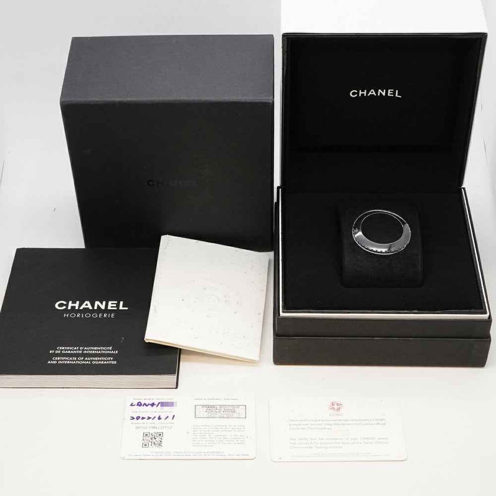 Chanel J12 Wanted de H7418 Black Dial Men's Watch — Very Good