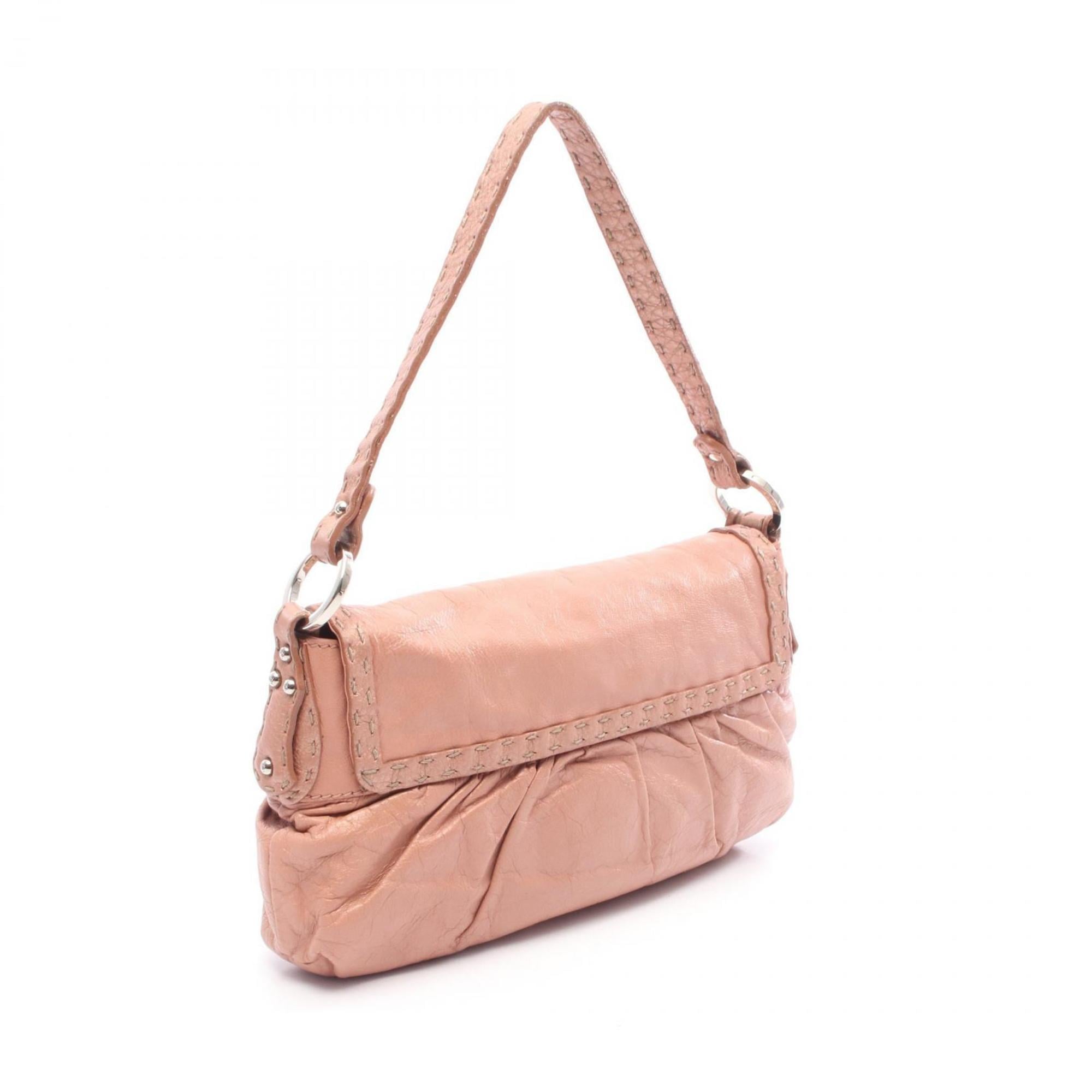 Fendi Selleria handbag, leather, women's, pink