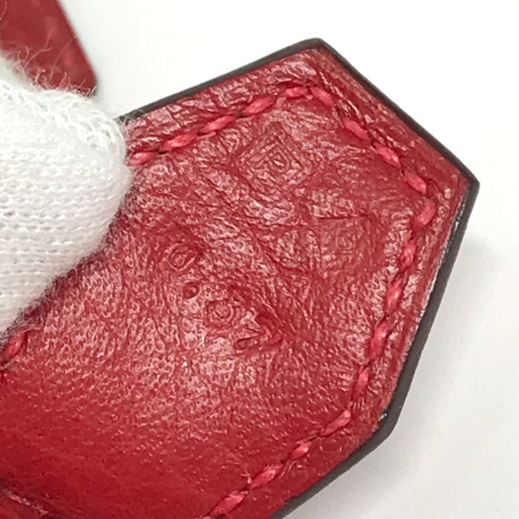 HERMES Bolide 35 2-Way Shoulder Bag, Tote Handbag, Taurillon Clemence Leather, Women's, Rouge Red