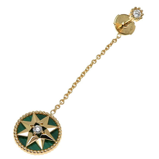 Christian Dior Dior Rose Devant Women's Single Earring in 750 Yellow Gold