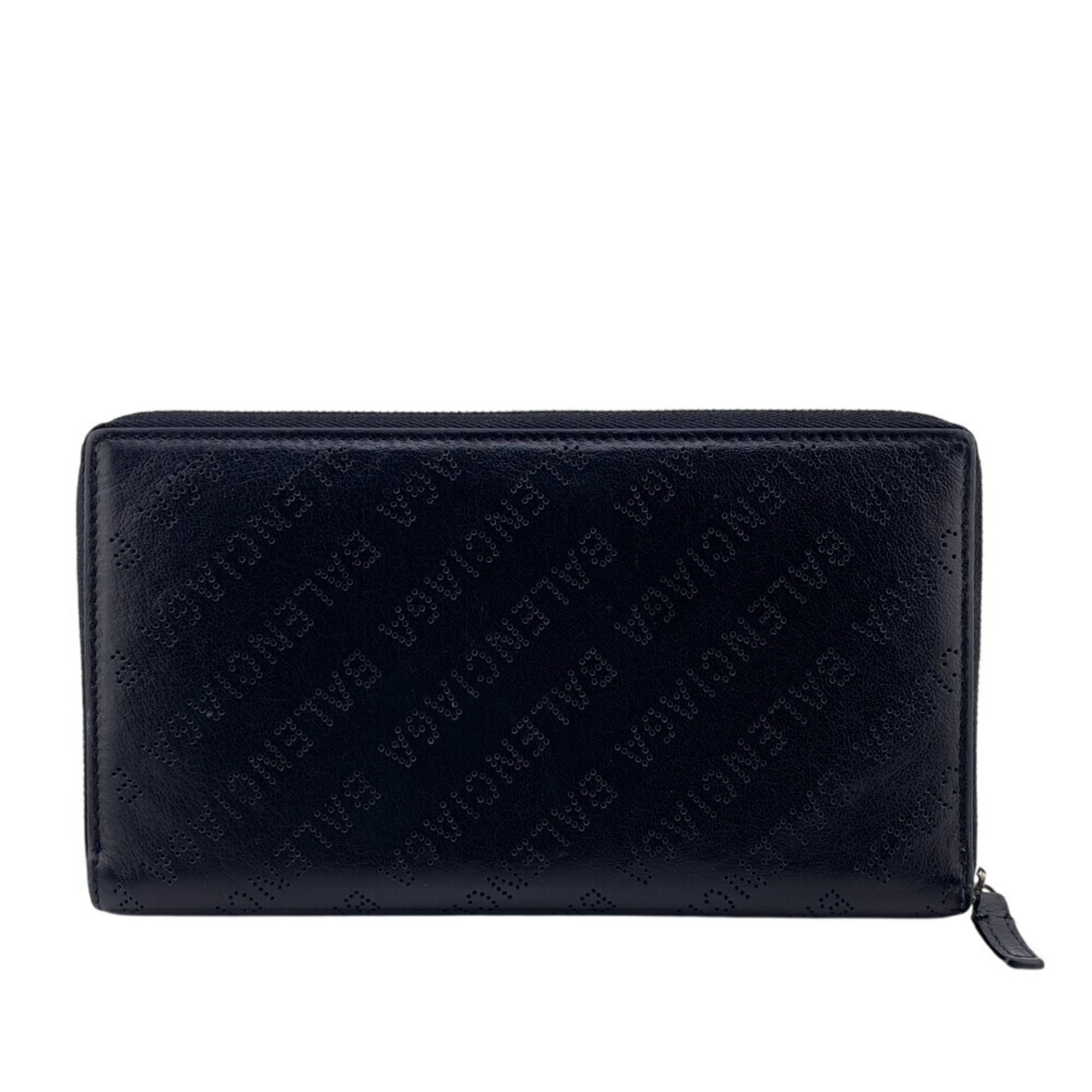BALENCIAGA Everyday Round Zip Wallet (594317) - Men's, Black