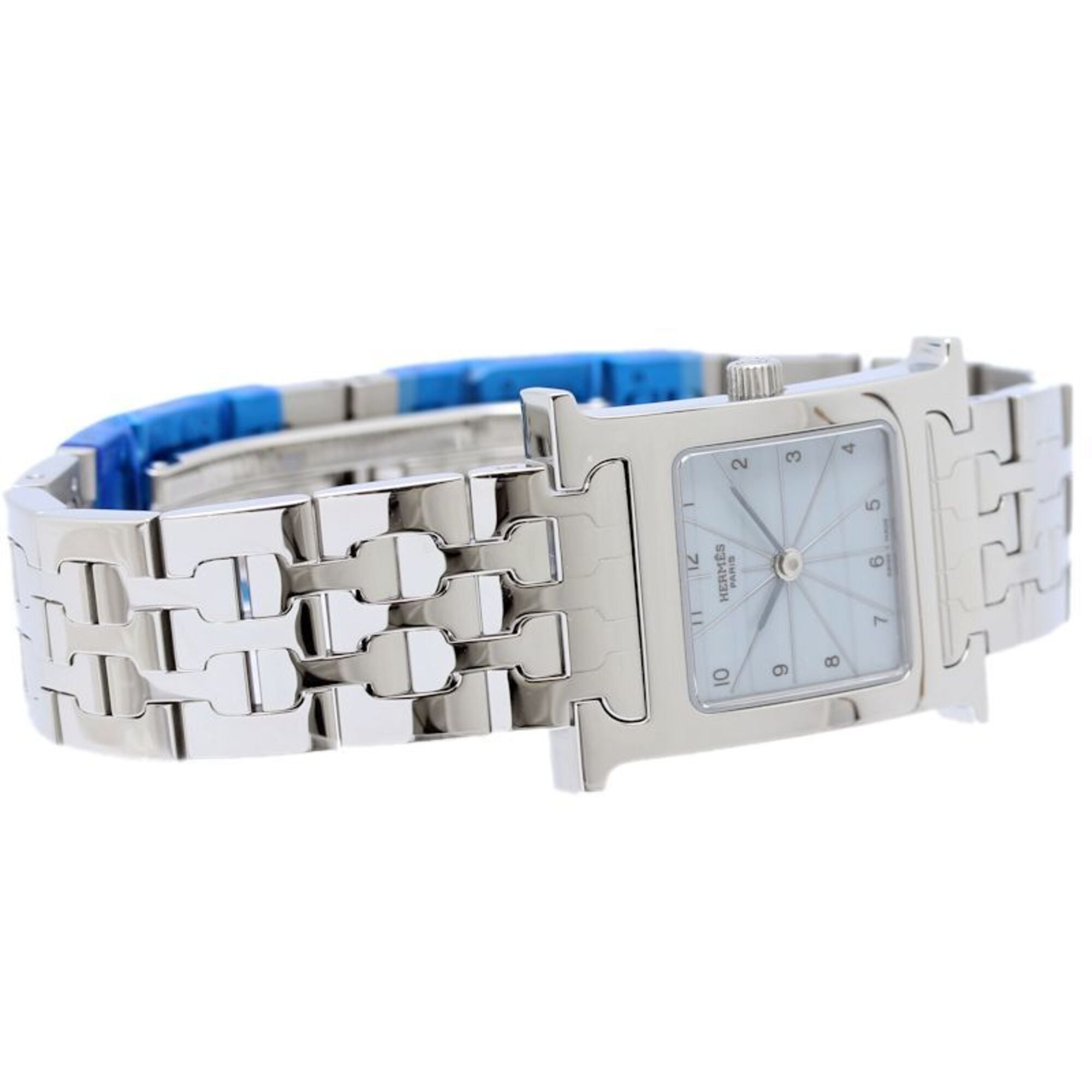 HERMES H-Watch HH1.210.632/4804 Women's Watch Stainless Steel /40407 — Very Good