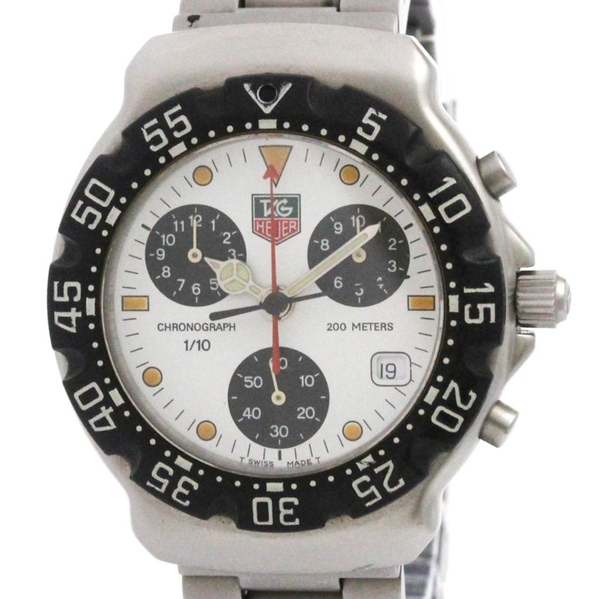 TAG HEUER 2000 Formula 1 Chronograph Steel Quartz Mens Watch CA1212 — Good