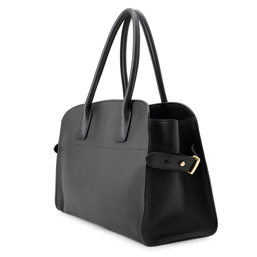 Prada tote bag, leather 1BG517, PRADA handbag, black — Like New