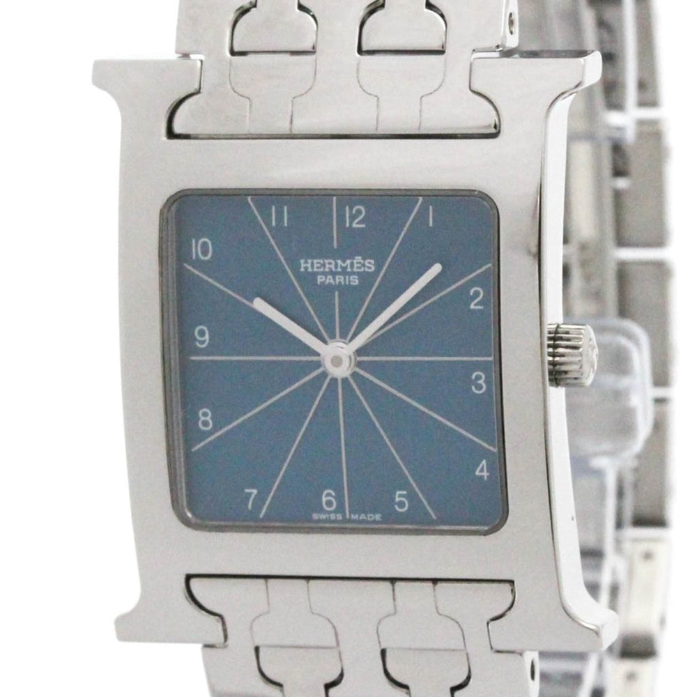 HERMES H Watch Stainless Steel Quartz Ladies Watch HH1.510 Polished — Very Good