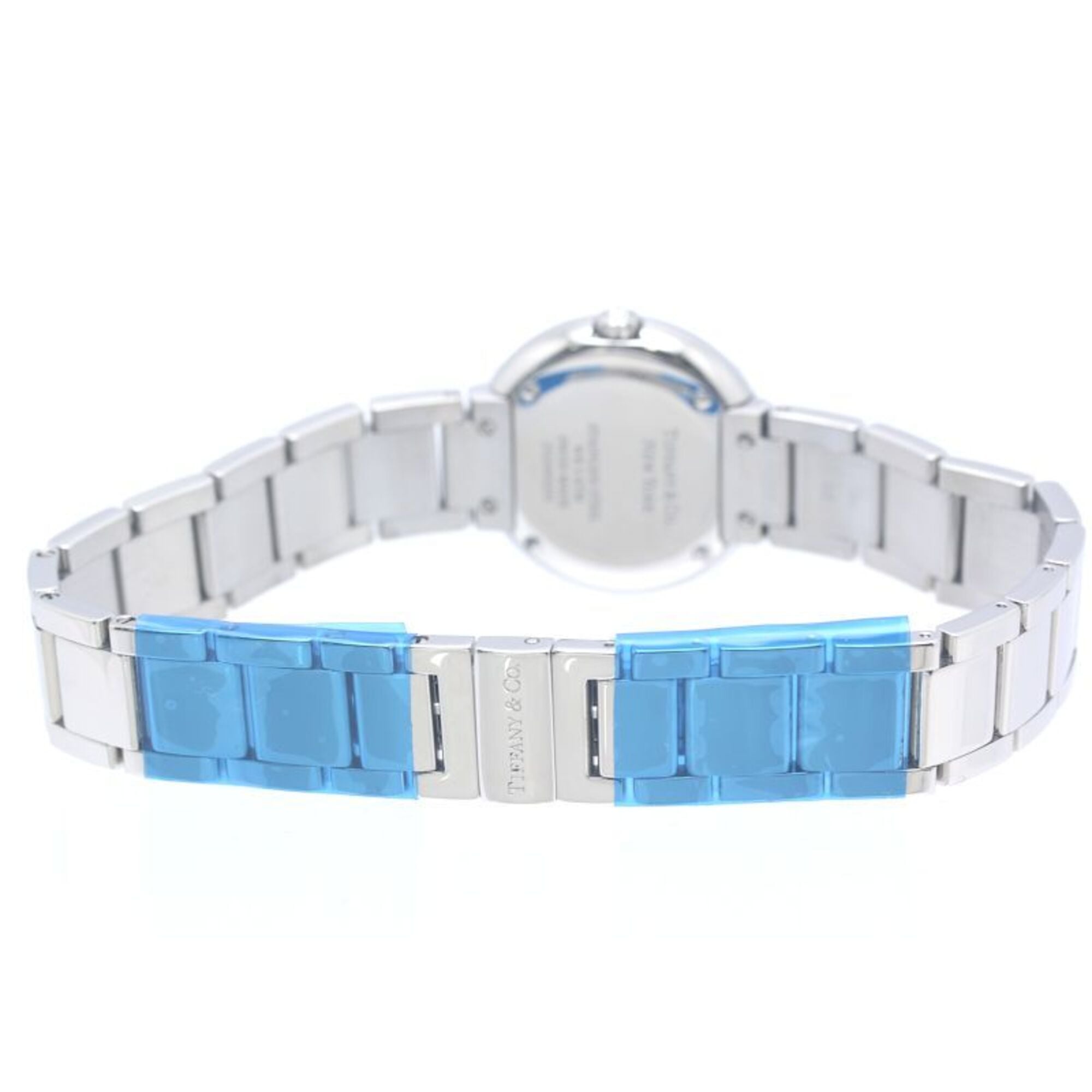 TIFFANY&Co. Tiffany Atlas 2-Hand Bezel Diamond 69291651 Women's Watch Stainless Steel 40349 — Very Good