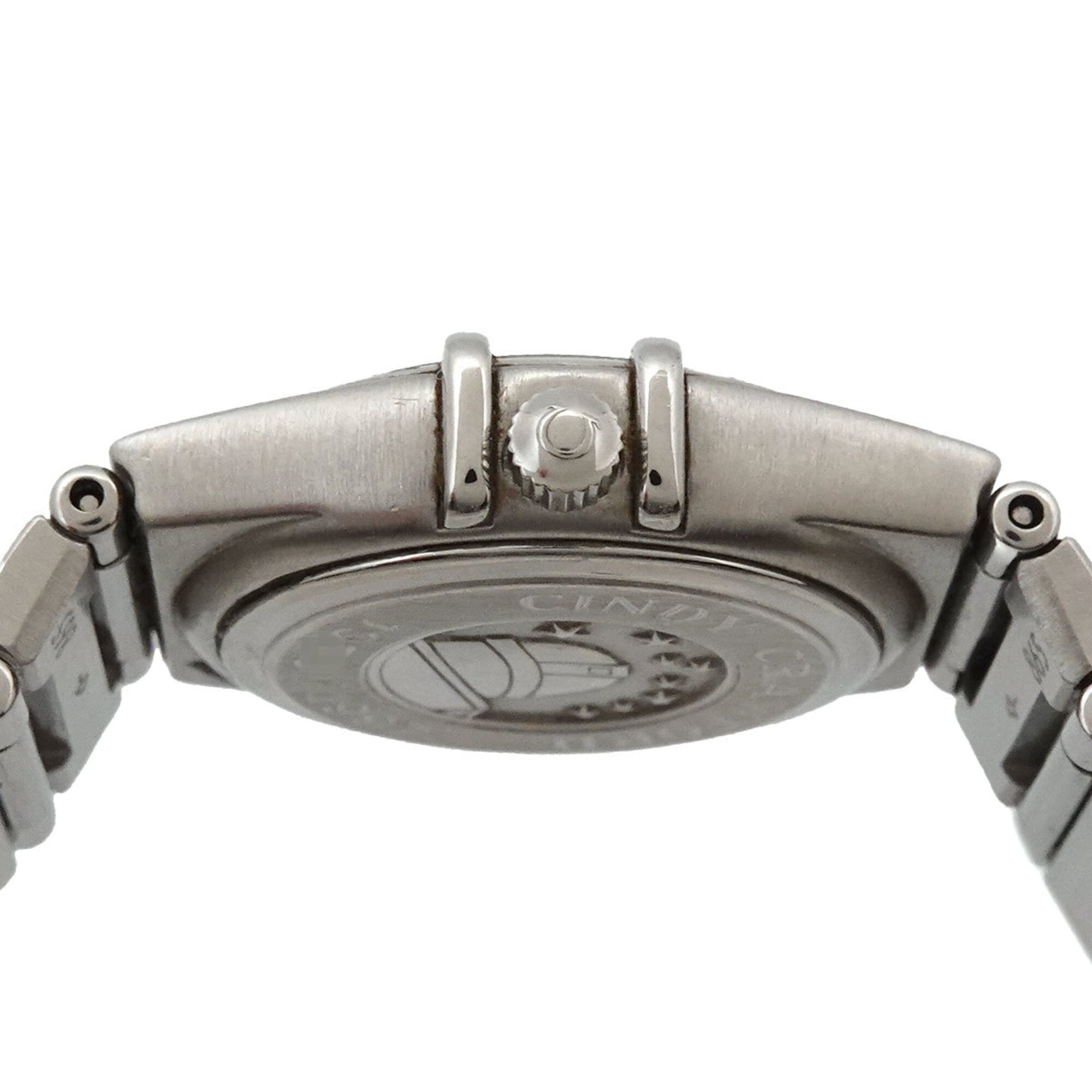 Omega Constellation Mini Cindy Crawford Limited Edition (1997 pieces) 1563 85 Ladies' Watch 12P Diamond Navy Quartz — Very Good