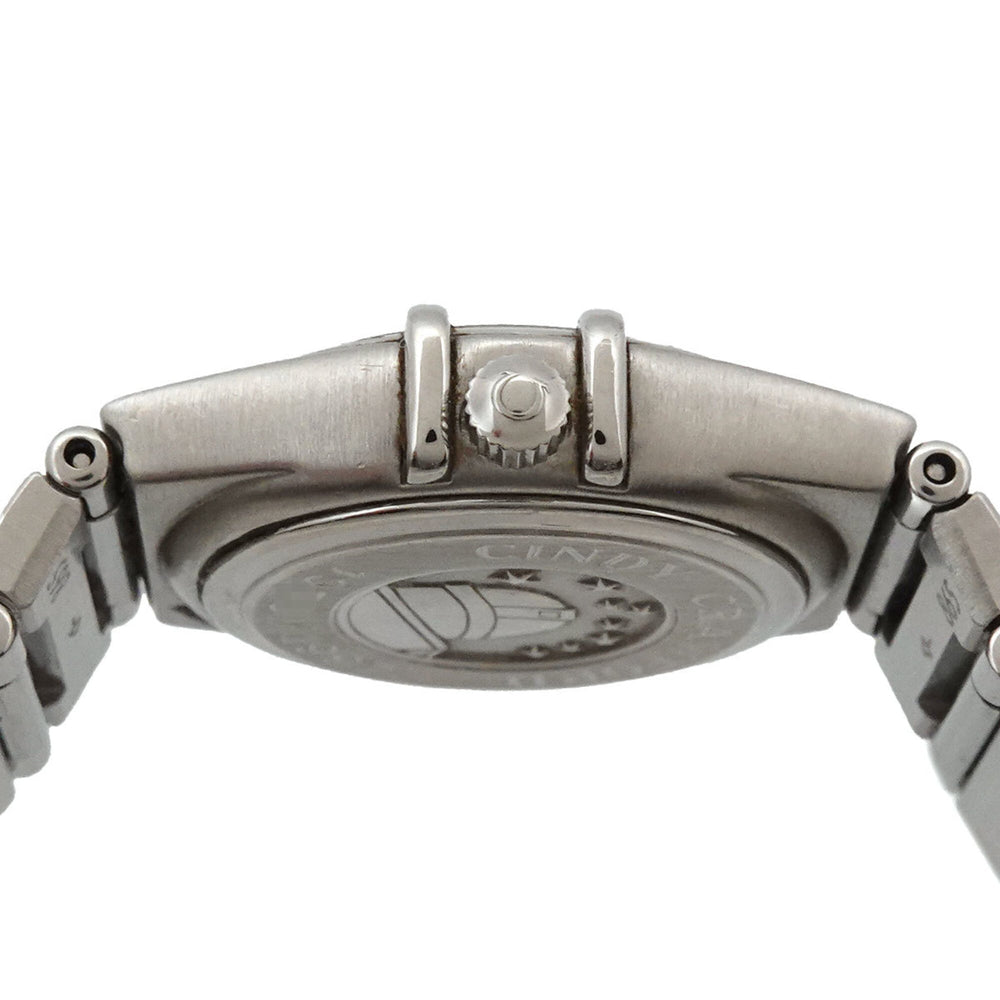 Omega Constellation Mini Cindy Crawford Limited Edition (1997 pieces) 1563 85 Ladies' Watch 12P Diamond Navy Quartz — Very Good