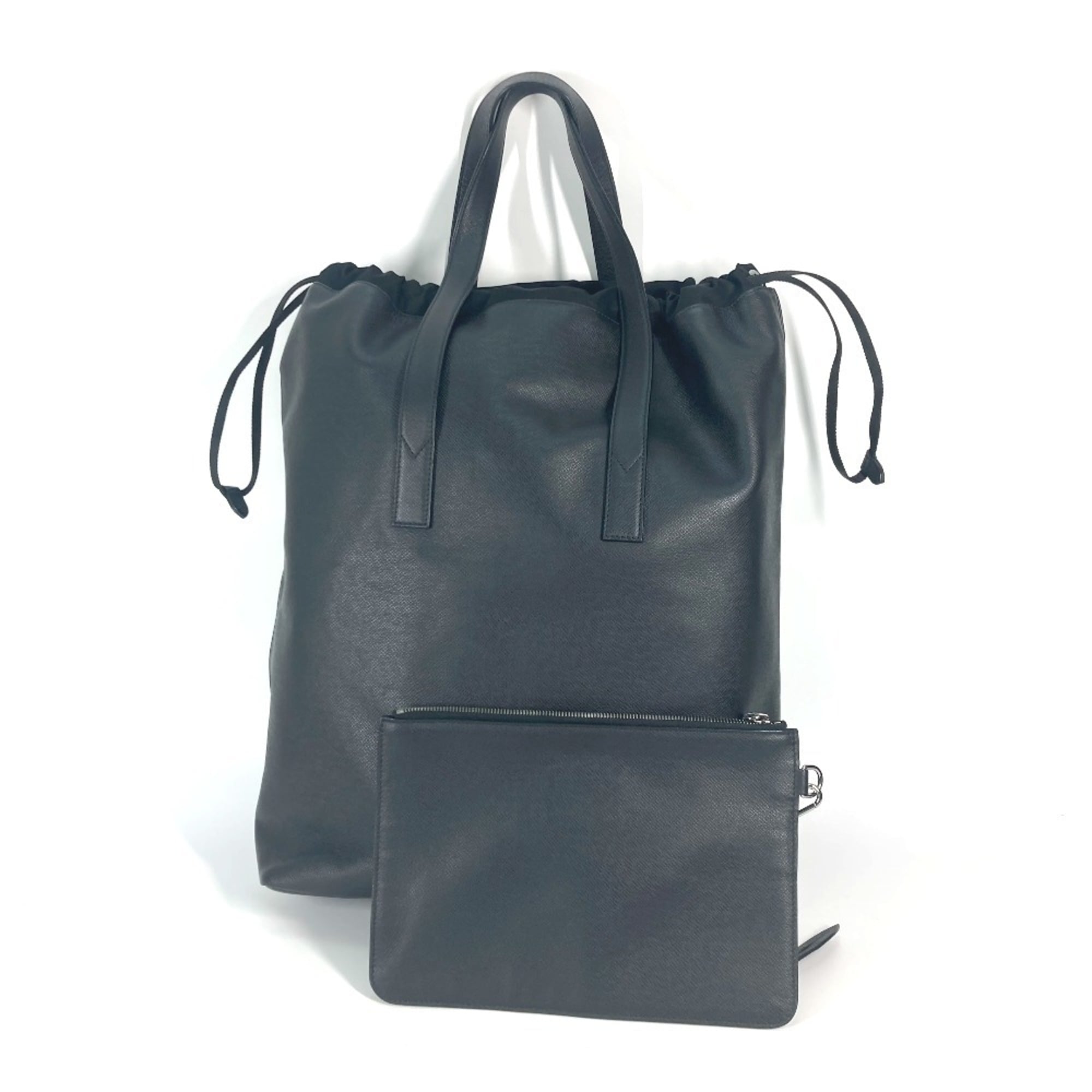LOUIS VUITTON M31009 Taiga Cabalite Shoulder Bag with Pouch, Leather, Men's, Black — Like New