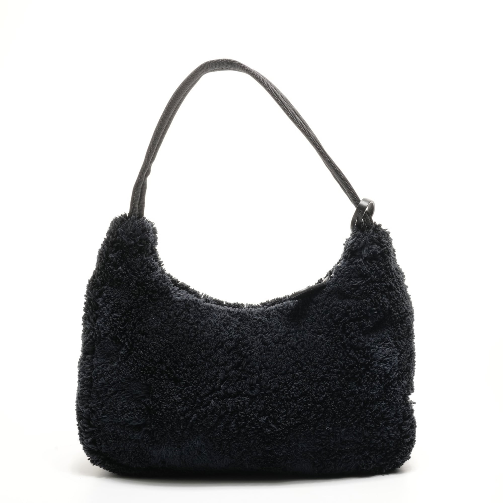 Prada Terry Mini 2000 Re-Edition Hobo Handbag in Black