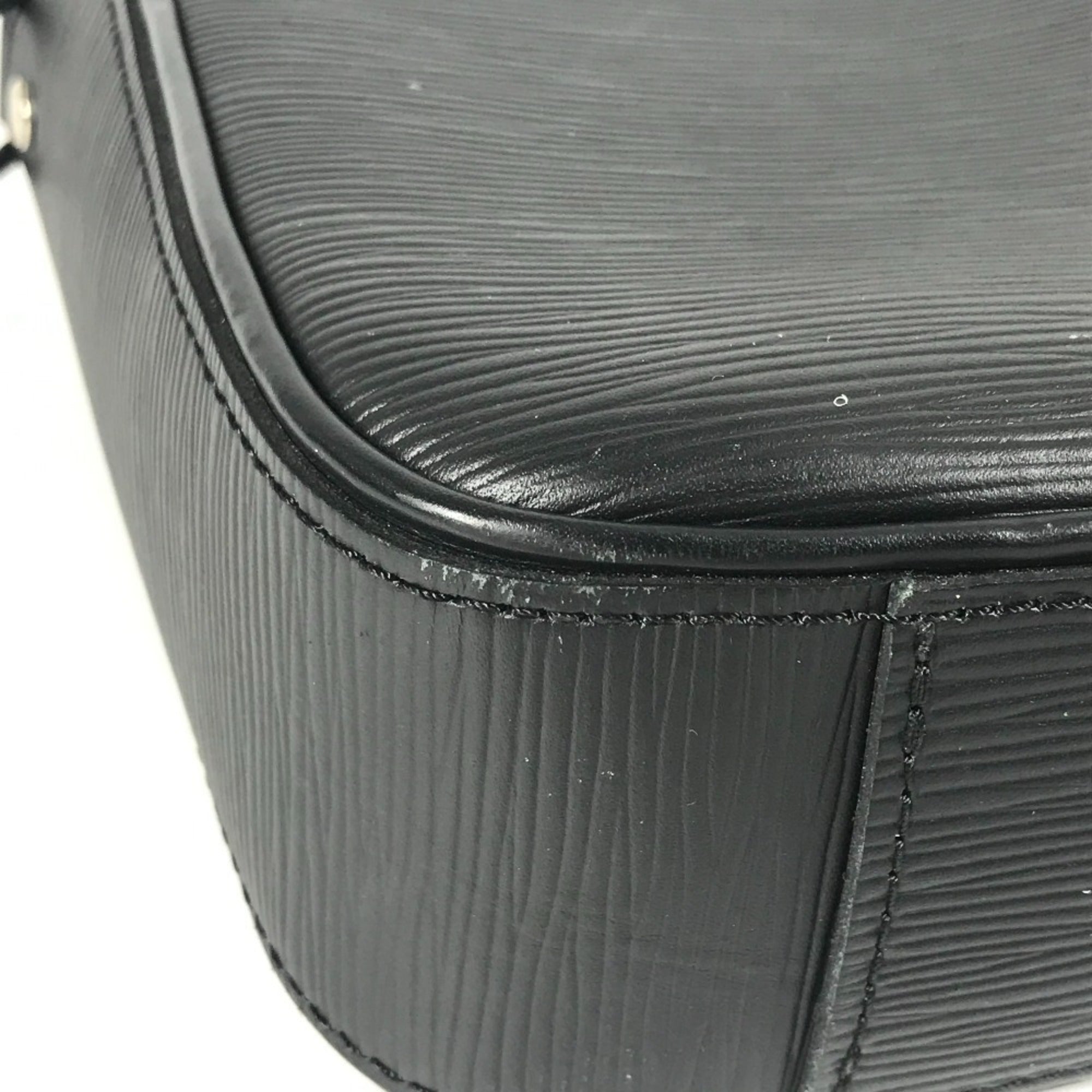 LOUIS VUITTON M54404 Epi Dandy Briefcase MM Handbag, Tote Bag, Document Business Leather, Men's, Noir Black