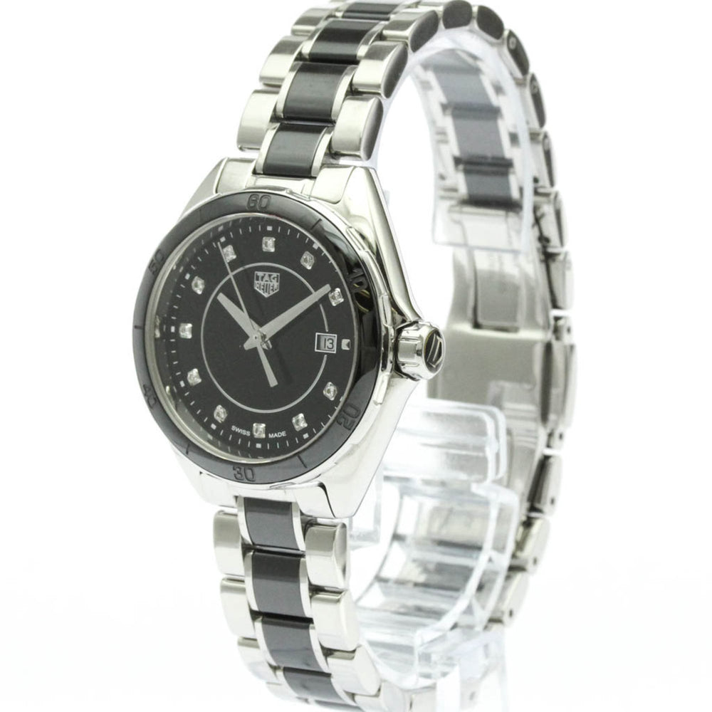 TAG HEUER Formula 1 Diamond Steel Quartz Ladies Watch WBJ141AB Polished — Very Good