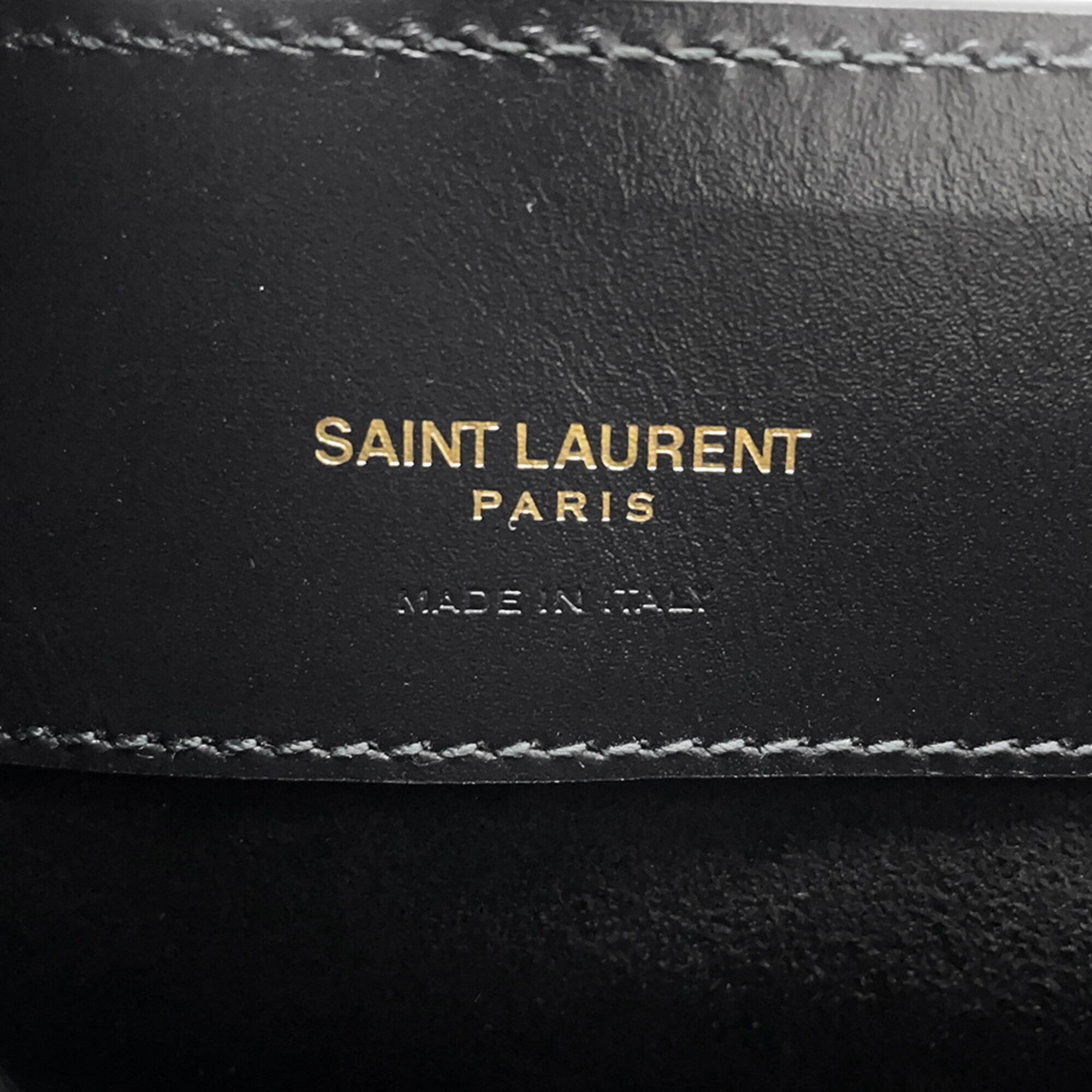 Yves Saint Laurent Saint Laurent Paris Handbag LE 37 Mini Bucket Bag Calf Leather 765870 SAINT LAURENT PARIS Black 2-way — Like New
