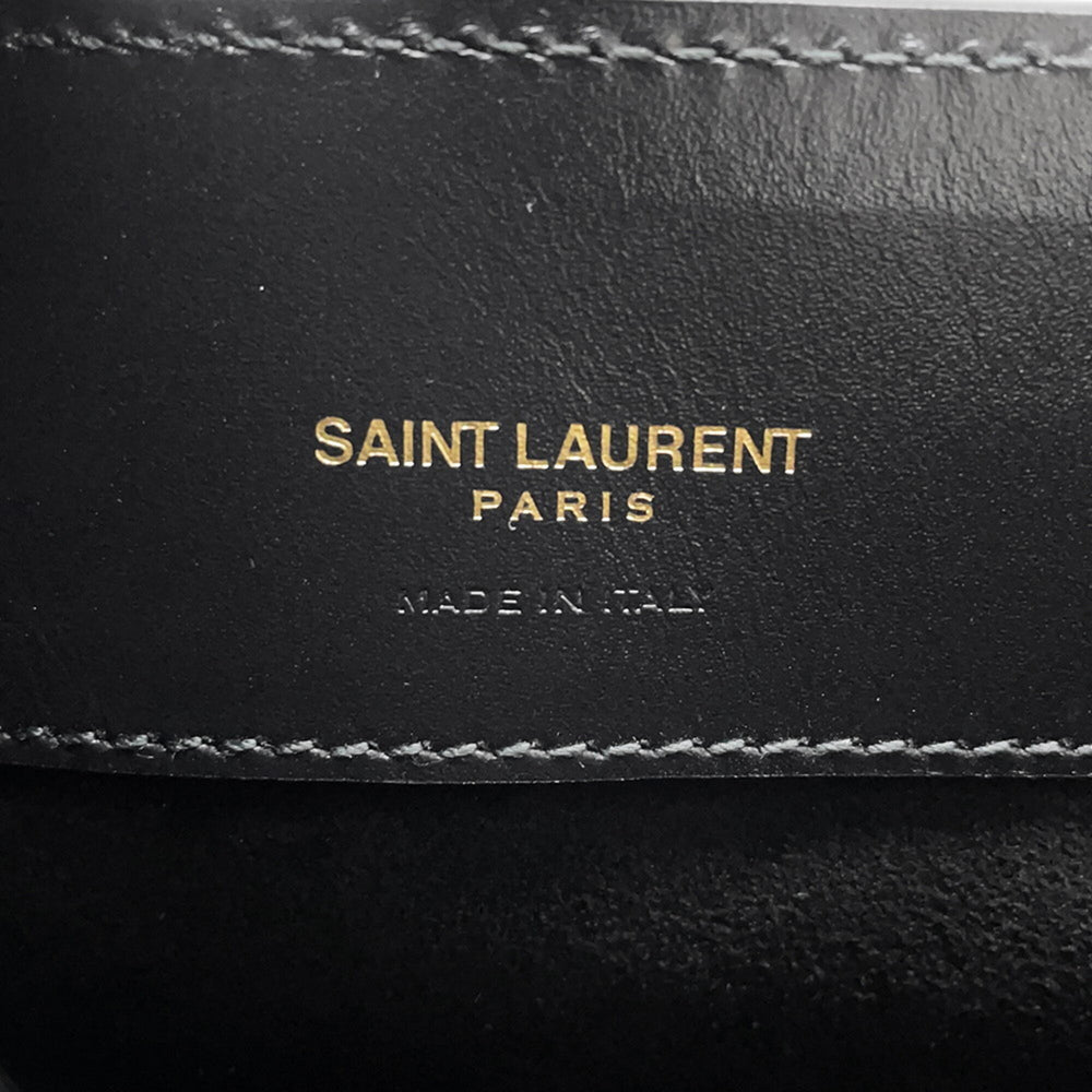 Yves Saint Laurent Saint Laurent Paris Handbag LE 37 Mini Bucket Bag Calf Leather 765870 SAINT LAURENT PARIS Black 2-way — Like New