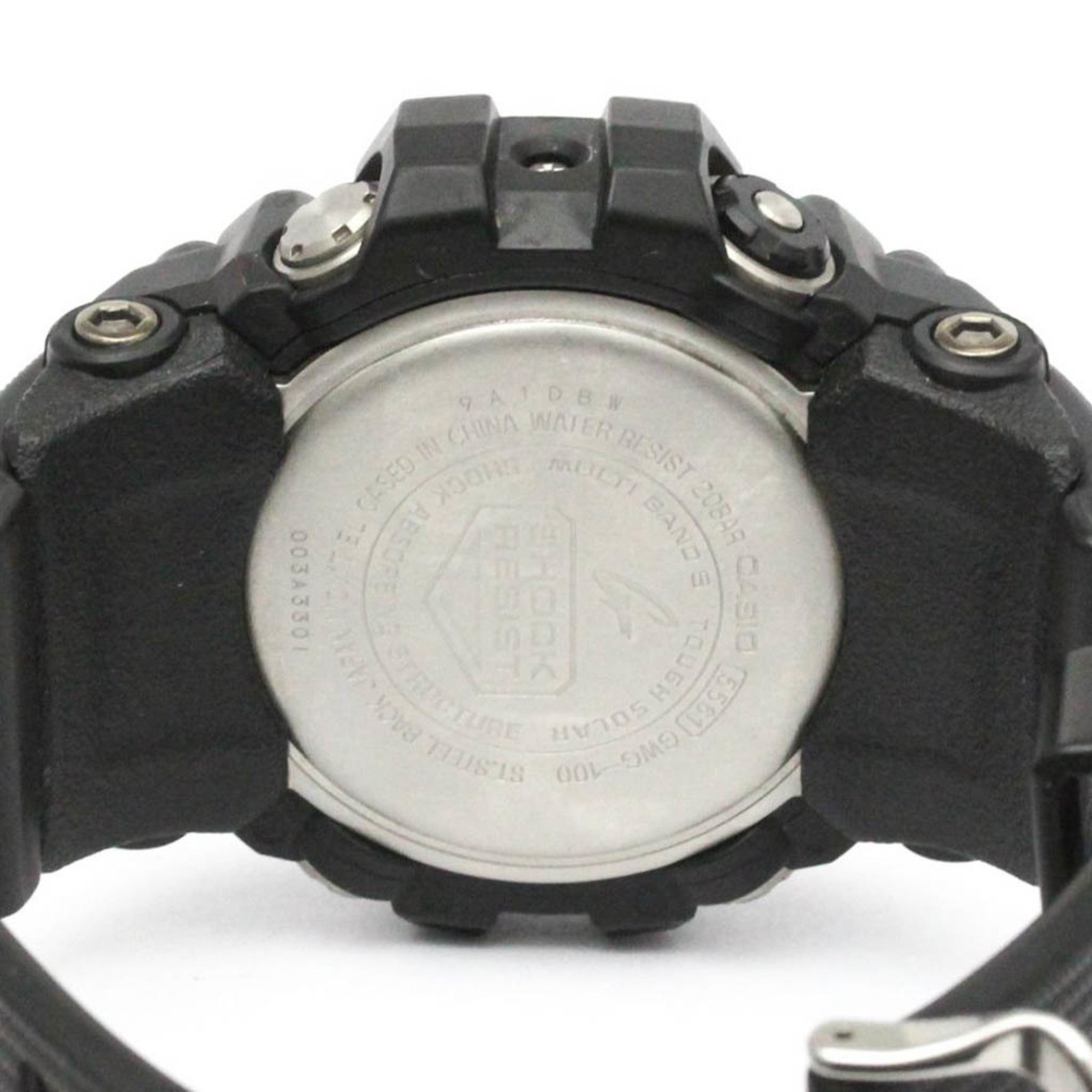 CASIO G-SHOCK Mudmaster Radio Wave Control Solar Steel Watch GWG-100-1AJF — Very Good